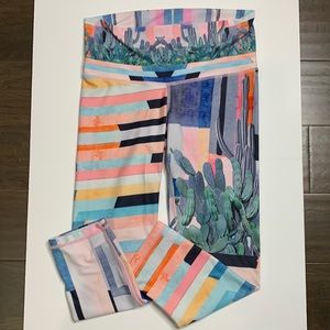Niyama Sol Crop Cactus leggings